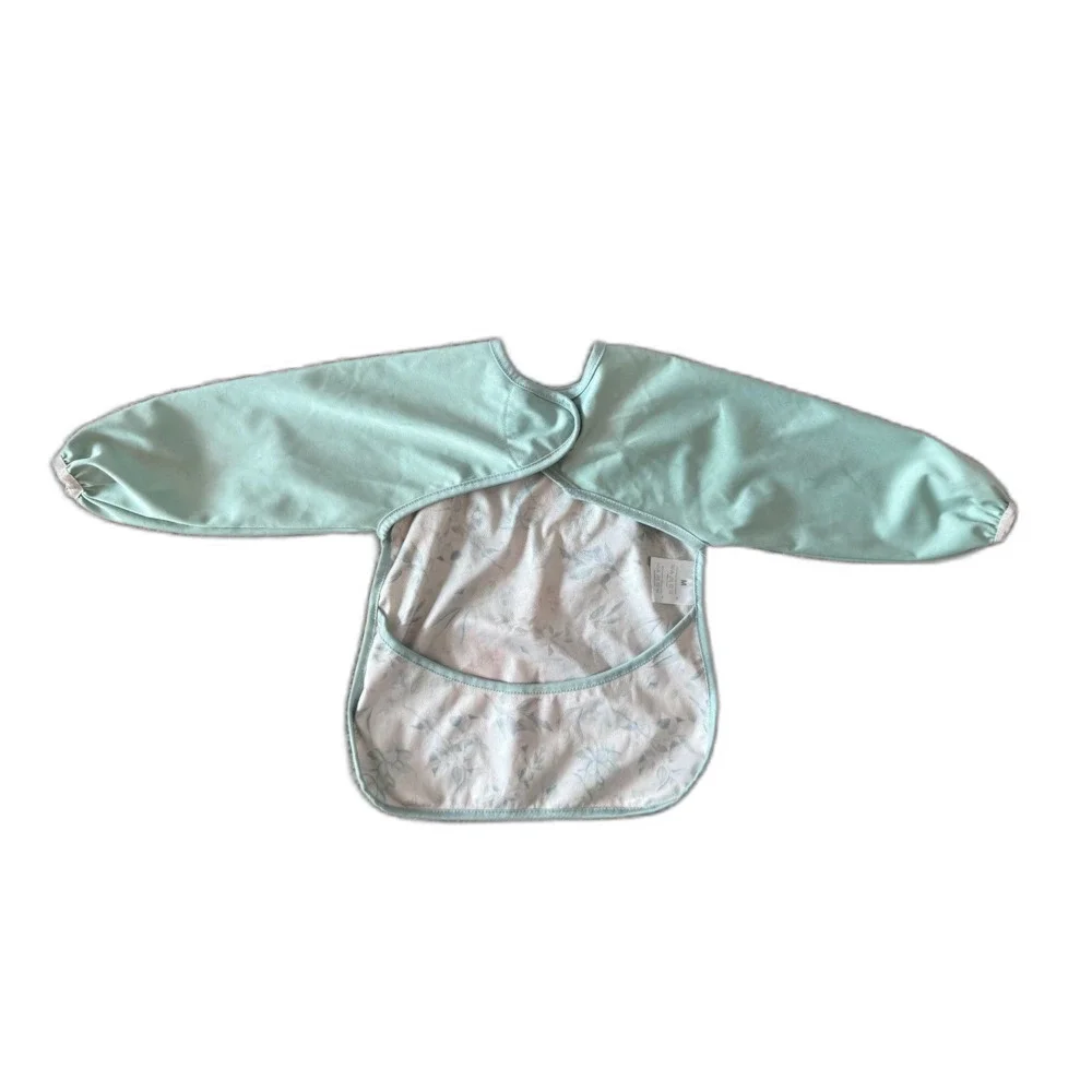 Floral Print Reusable Baby Feeding Bib – Washable & Water-Resistant